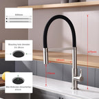 Kitchen Sink Mixer Tap Flexible with Pull Out