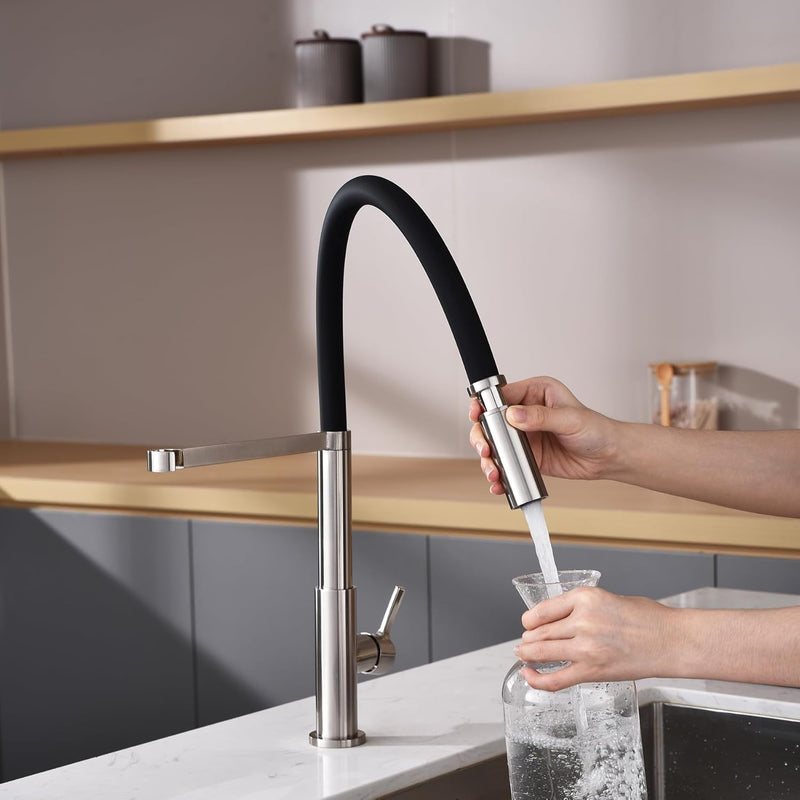 Kitchen Sink Mixer Tap Flexible with Pull Out