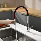 Kitchen Sink Mixer Tap Flexible with Pull Out