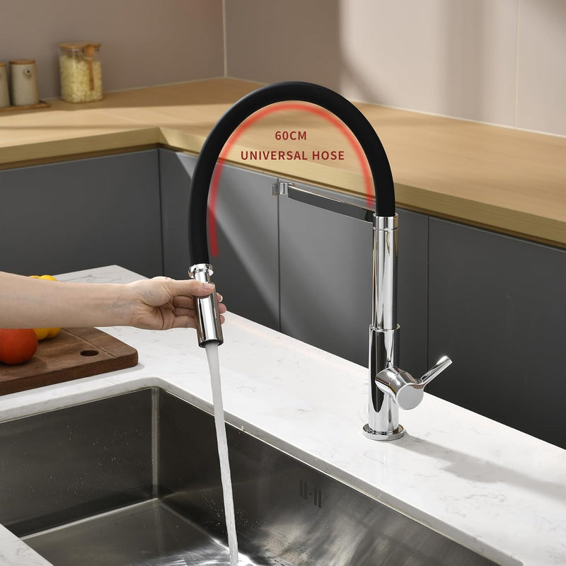 Kitchen Sink Mixer Tap Flexible with Pull Out