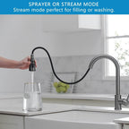 Kitchen Sink Mixer Tap with Pull Down Sprayer