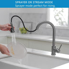 Kitchen Sink Mixer Tap with Pull Down Sprayer