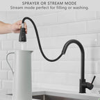 Kitchen Sink Mixer Tap with Pull Down Sprayer