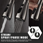 Kitchen Sink Mixer Tap with Pull Down Sprayer