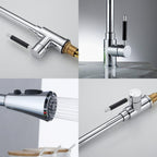 Kitchen Sink Mixer Tap with Pull Down Sprayer