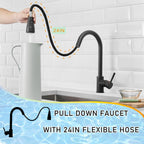 Kitchen Sink Mixer Tap with Pull Down Sprayer