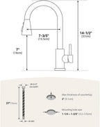 Kitchen Sink Tap Mixer with Pull Out Sprayer