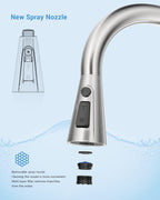 Kitchen Sink Tap Mixer with Pull Out Sprayer