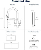 Kitchen Sink Tap Mixer with Pull Out Sprayer