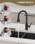 Kitchen Sink Tap Mixer with Pull Out Sprayer