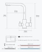Kitchen Sink Tap Mixer with Pull Out Sprayer