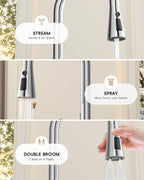 Kitchen Sink Tap Mixer with Pull Out Sprayer