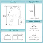 Kitchen Sink Tap Mixer with Pull Out Sprayer
