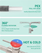 Kitchen Sink Tap Mixer with Pull Out Sprayer