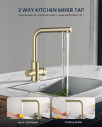Kitchen Sink Tap Mixer with Pull Out Sprayer