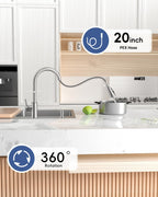 Kitchen Sink Tap Mixer with Pull Out Sprayer