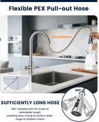 Kitchen Sink Tap Mixer with Pull Out Sprayer