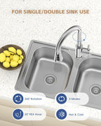 Kitchen Sink Tap Mixer with Pull Out Sprayer
