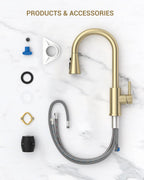 Kitchen Sink Tap Mixer with Pull Out Sprayer