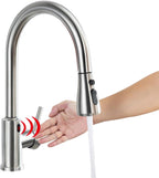 Kitchen Sink Tap Touchless Sensor with Pull Out