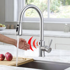 Kitchen Sink Tap Touchless Sensor with Pull Out