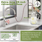 Kitchen Sink Tap Touchless Sensor with Pull Out
