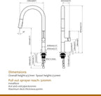 Kitchen Sink Tap with Pull Out Spray Rotation