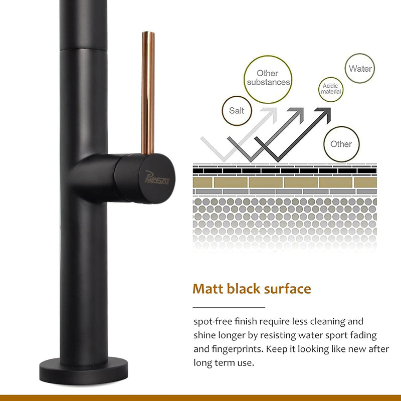 Kitchen Sink Tap with Pull Out Spray Rotation