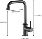 Kitchen Sink Taps Mixer Solid Brass Monobloc Single
