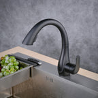 Kitchen Sink Taps Pull Out Single Handle Monobloc