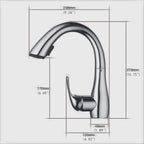 Kitchen Sink Taps Pull Out Single Handle Monobloc