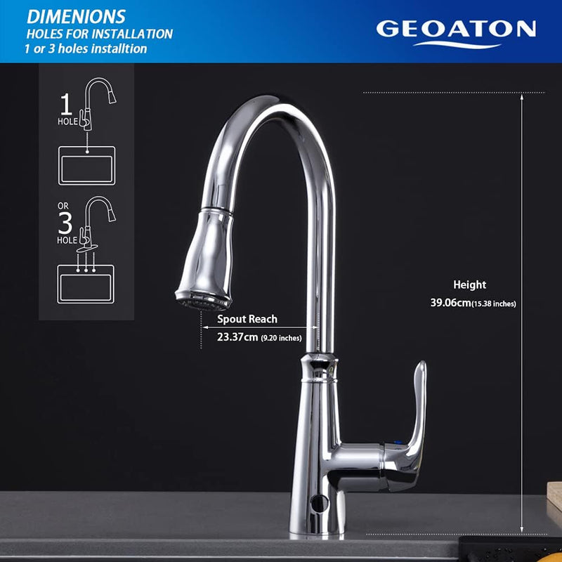 Kitchen Sink Taps Sensor Automatic Mixer Faucet