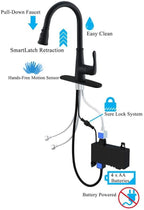 Kitchen Sink Taps Sensor Automatic Mixer Faucet