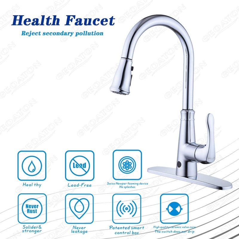 Kitchen Sink Taps Sensor Automatic Mixer Faucet