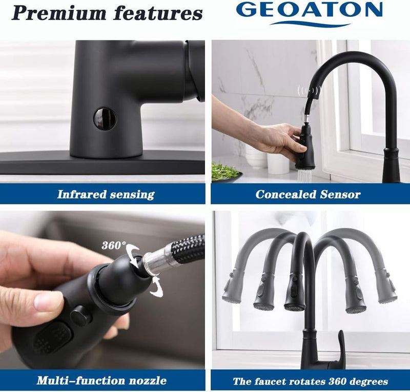 Kitchen Sink Taps Sensor Automatic Mixer Faucet