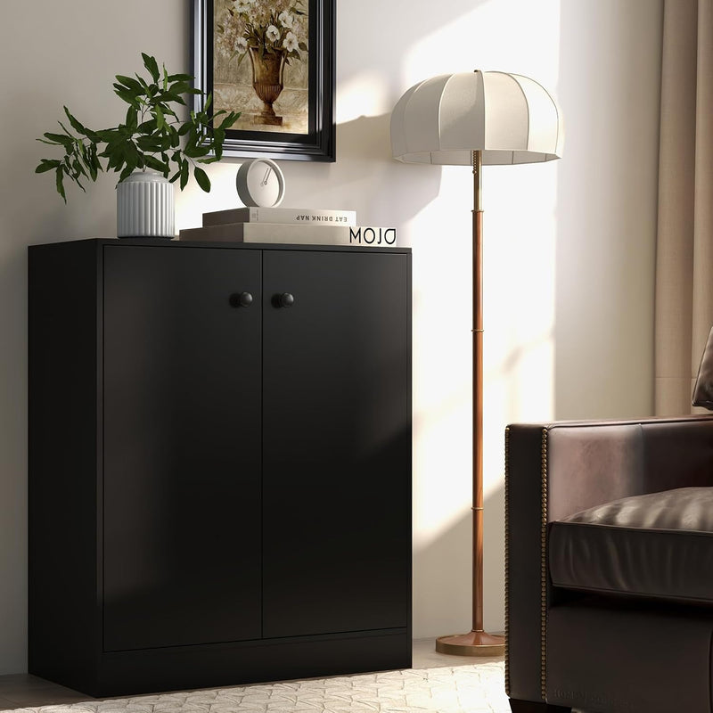 Kitchen Storage Cabinet Wooden Buffet Sideboard with Doors