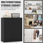 Kitchen Storage Cabinet Wooden Buffet Sideboard with Doors