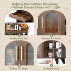 Kitchen Storage Cupboard with Mug Holder Display