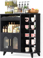 Kitchen Storage Cupboard with Mug Holder Display