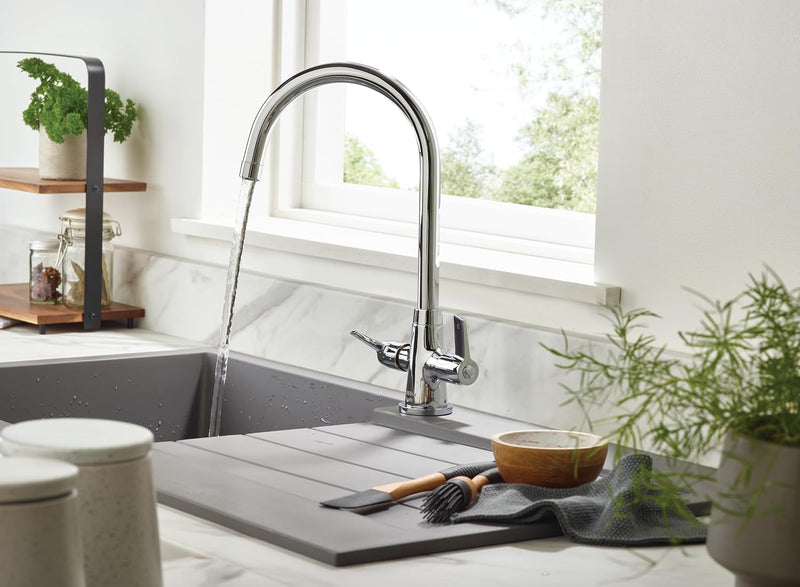 Kitchen Tap Chrome Ec Snk Ef C
