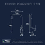 Kitchen Tap Chrome Lmn Efsnk C