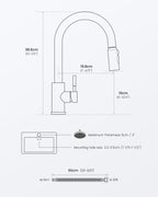 Kitchen Tap Mixer Taps with Pull Out Spray