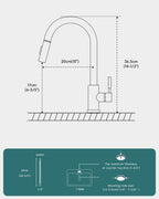 Kitchen Tap Mixer Taps with Pull Out Spray
