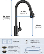Kitchen Tap Mixer Taps with Pull Out Spray