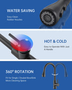 Kitchen Tap Mixer Taps with Pull Out Spray