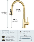 Kitchen Tap Mixer Taps with Pull Out Spray