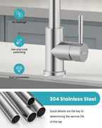 Kitchen Tap Mixer Taps with Pull Out Spray