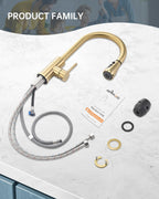 Kitchen Tap Mixer Taps with Pull Out Spray