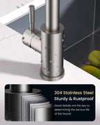 Kitchen Tap Mixer Taps with Pull Out Spray