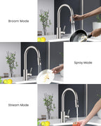 Kitchen Tap Mixer Taps with Pull Out Spray